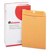 Kraft Clasp Envelope, Side Seam, 28lb, 9 x 12, Light Brown