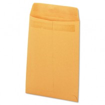 Self-Stick File-Style Envelope, Contemporary, 12 x 9, Brown, 250/Box