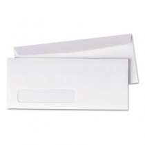 Window Business Envelope, Side, #10, White