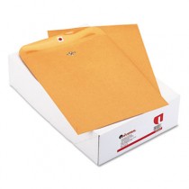 Kraft Clasp Envelope, Side Seam, 32lb, 10 x 13, Light Brown, 100/Box