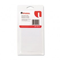Removable Self-Adhesive Multi-Use Labels, 1 x 3, White, 250/Pack