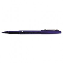 Porous Point Stick Pen, Blue Ink, Medium, Dozen
