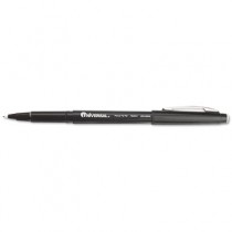 Porous Point Stick Pen, Black Ink, Medium, Dozen