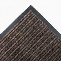 Needle-Rib Wiper/Scraper Mat, Polypropylene, 36 x 48, Brown