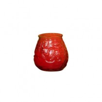 Victorian Filled Candle, Red, 60 Hour Burn, 3-3/4 in