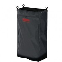 Heavy-Duty Fabric Cleaning Cart Bag, 17 1/2w x 10d x 26 1/2h, Black