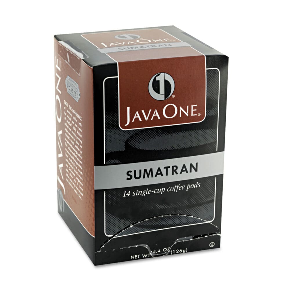 Coffee Pods, Sumatra Mandheling, Single Cup, 14/Box - Image 4