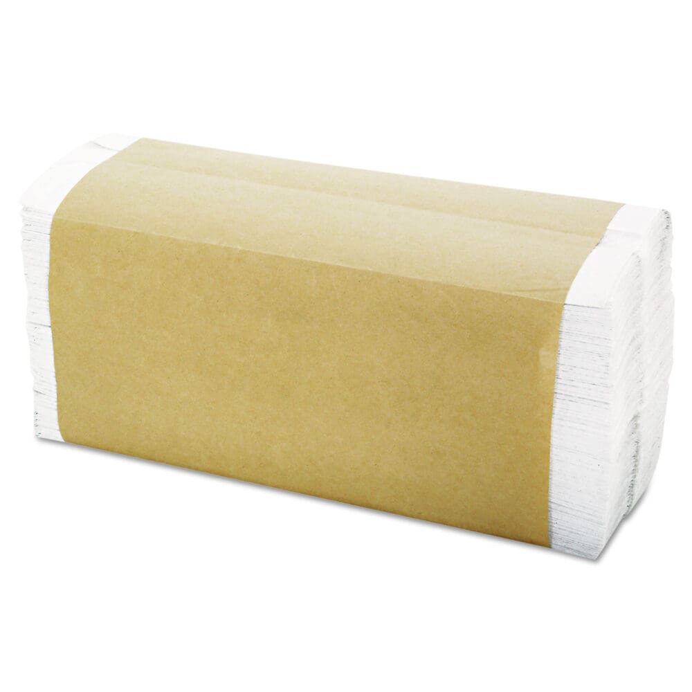 C-Fold Towels, 1-Ply, 11 x 10.13, White, 200/Pack, 12 Packs/Carton - Image 4