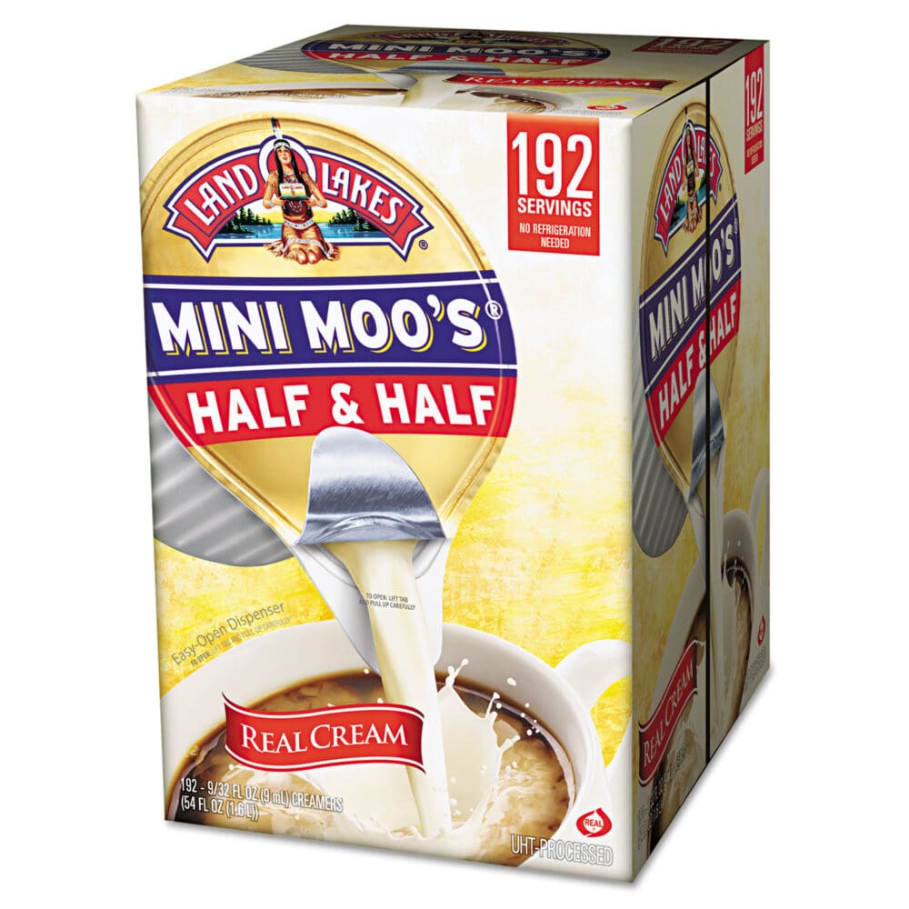 Mini Moo's Half and Half, 0.3 oz, 192/Carton - Image 3