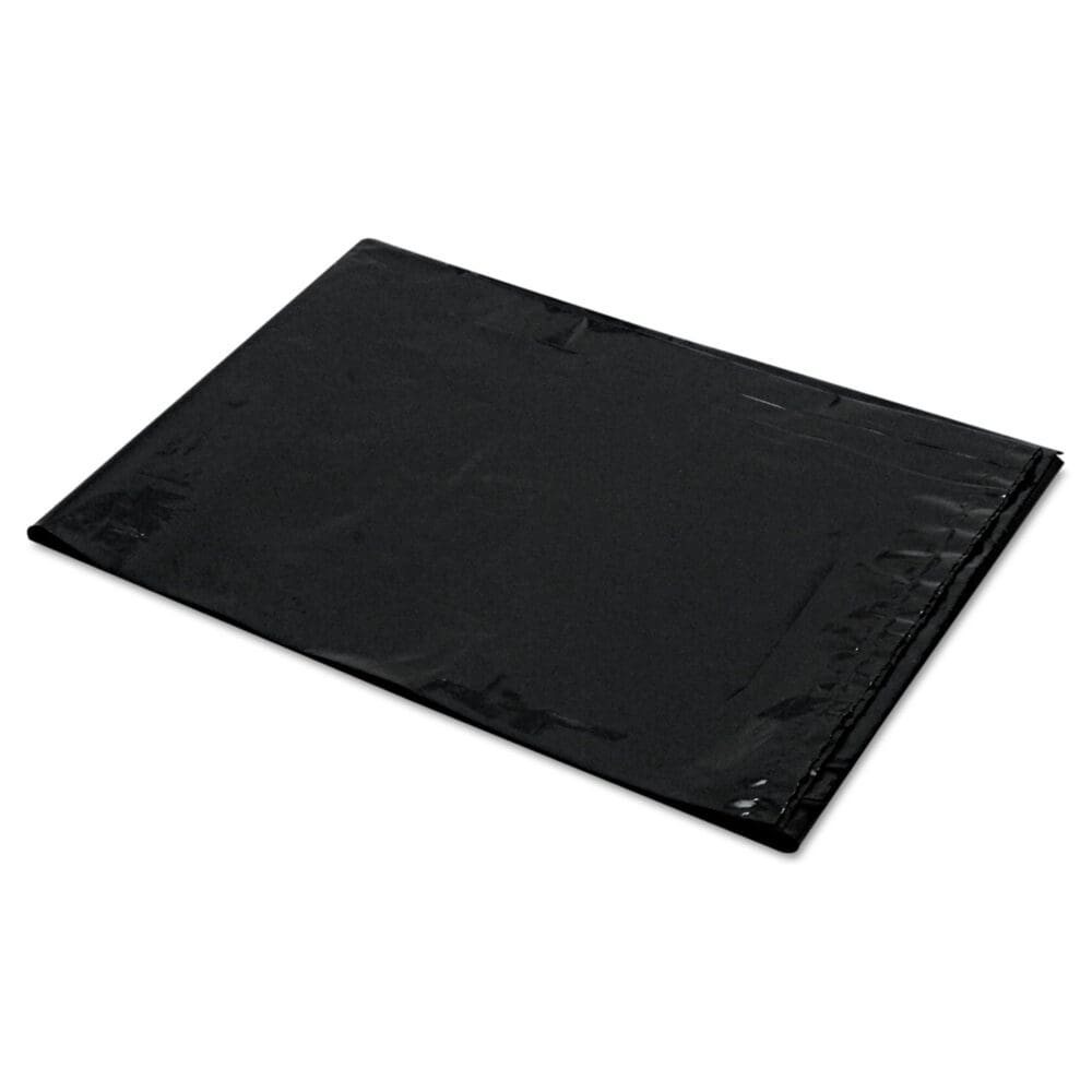Low-Density Can Liners, 60 gal, 1.6 mil, 22" x 58", Black, 100/Carton - Image 2