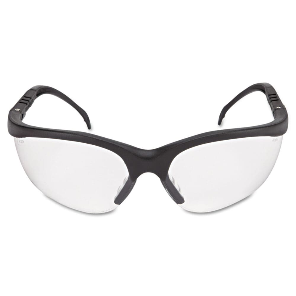 Klondike Safety Glasses, Matte Black Frame, Clear Lens - Image 2