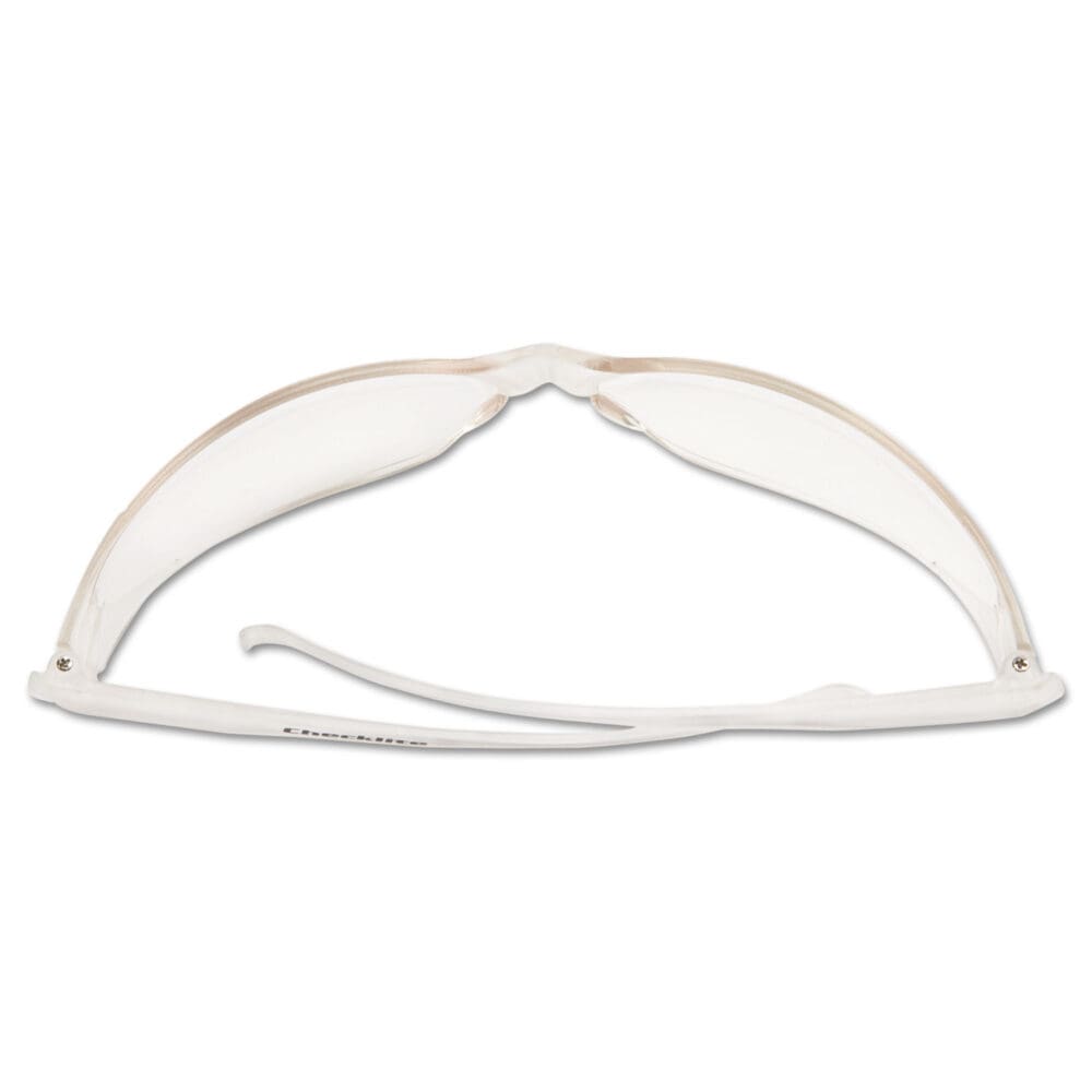 Checklite Safety Glasses, Clear Frame, Clear Lens - Image 2