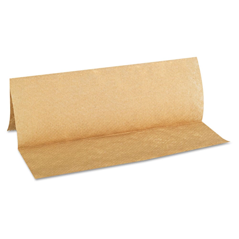 Folded Paper Towels, Multifold, 9 x 9.45, Natural, 250 Towels/Pack, 16 Packs/Carton - Image 6