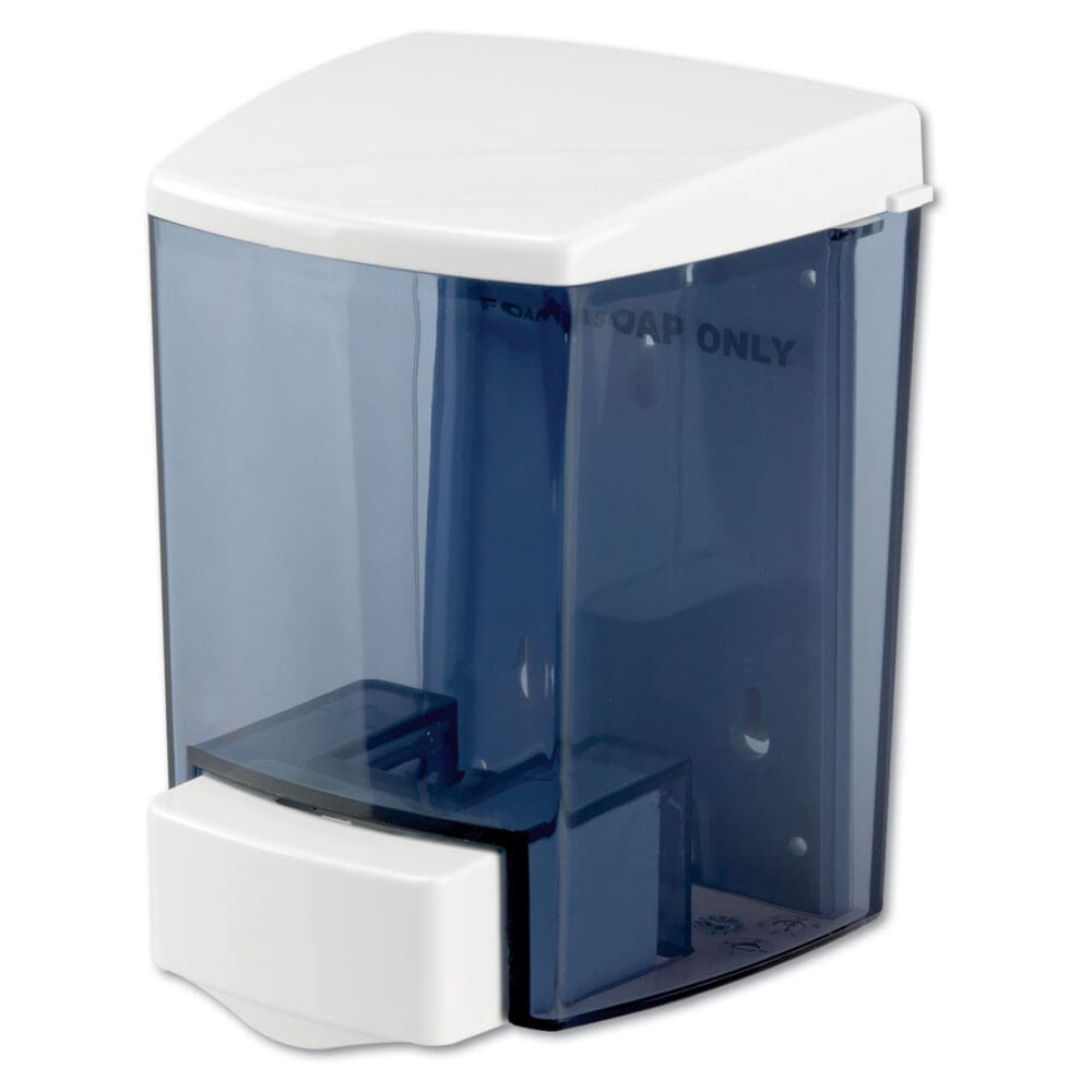 Encore Foam-eeze Bulk Foam Soap Dispenser, See Thru, 900 mL, 4.5 x 4 x 6.25, White - Image 3