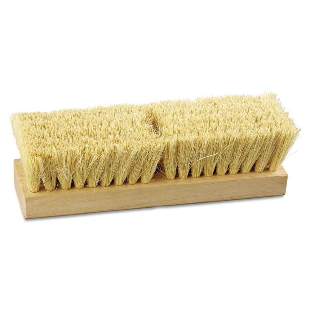 Deck Brush Head, 2" White Tampico Bristles, 10" Brush - Image 3