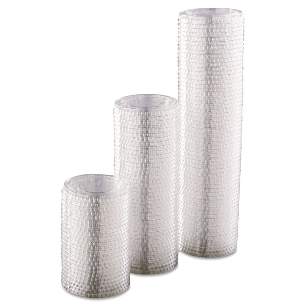 Portion/Souffle Cup Lids, PET, Fits 1.5 oz to 2.5 oz Cups, Clear, 2,500/Carton - Image 5