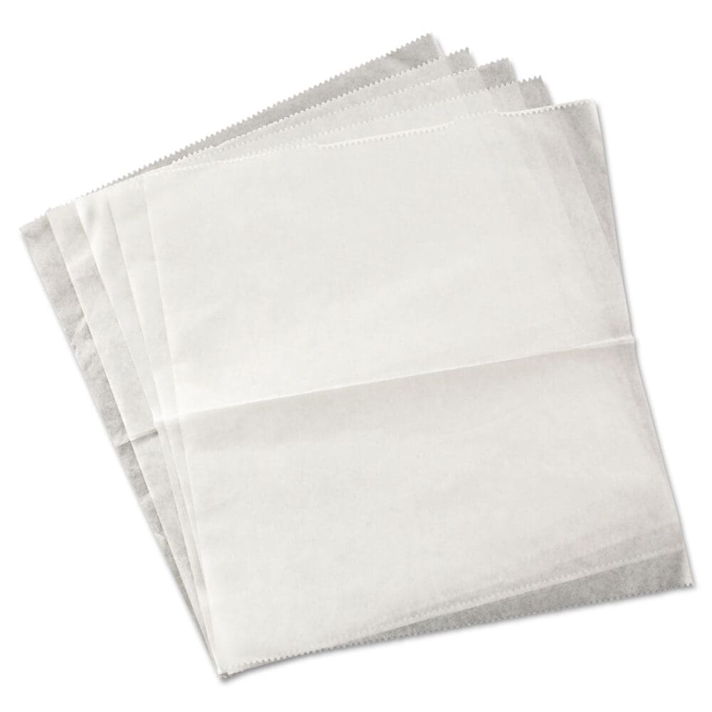 QF10 Interfolded Dry Wax Deli Paper, 10 x 10.25, White, 500/Box, 12 Boxes/Carton - Image 3
