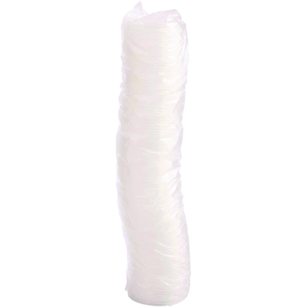 Plastic Lids, Fits 4 oz Cups, Vented, Translucent, 100/Pack, 10 Packs/Carton - Image 5
