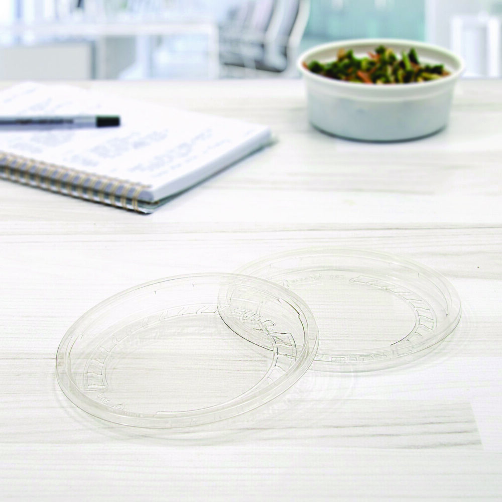 Conex Deli Container Lid, Clear, Plastic, 500/Carton - Image 5