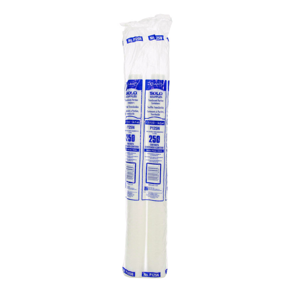 Polystyrene Portion Cups, 1.25 oz, Translucent, 2,500/Carton - Image 5