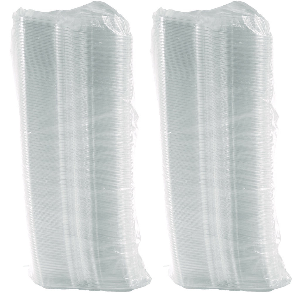 ClearPac SafeSeal Tamper-Resistant/Evident Containers, Domed Lid, 8 oz, 4.9 x 1.9 x 5.5, Clear, Plastic, 100/Bag, 2 Bags/CT - Image 2
