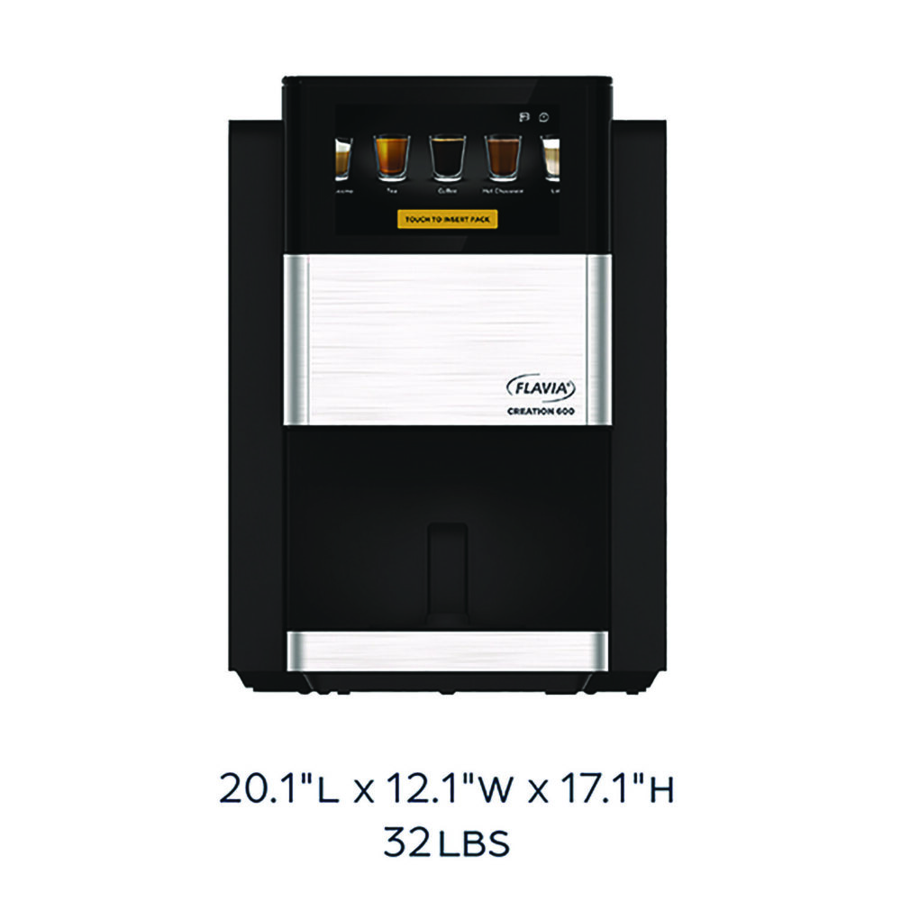 Creation 600 Single-Serve Coffee Brewer Machine, Black - Image 6