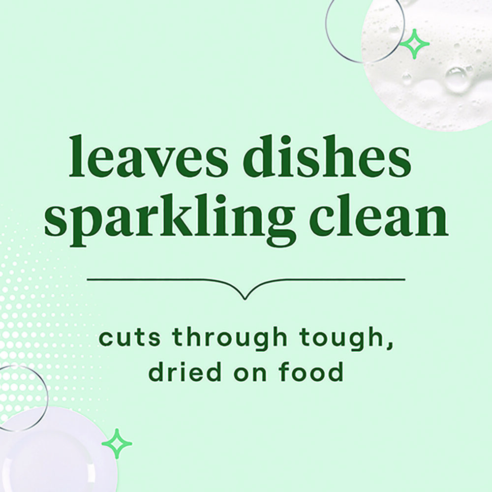 Natural Dishwashing Liquid, Free and Clear, 19 oz Bottle - Image 5