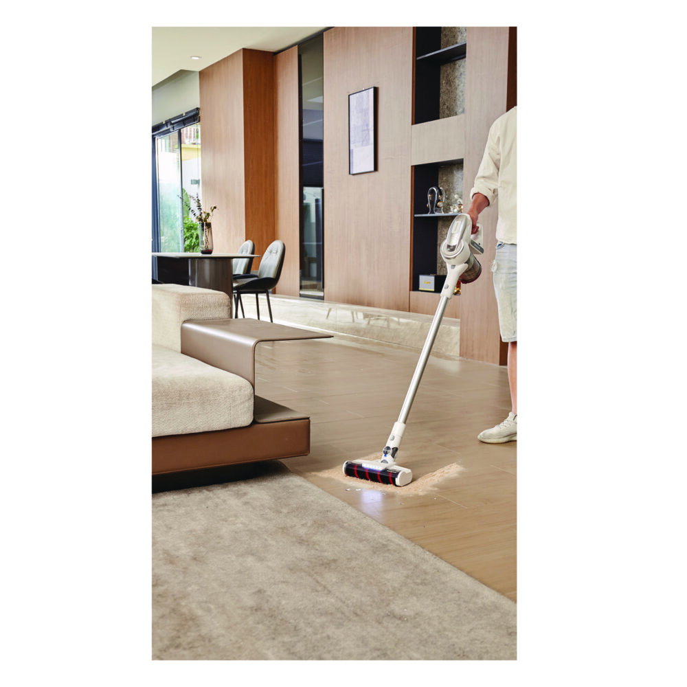 Aeromax Elite VC10 Cordless Vacuum, 8.7? Cleaning Path, White - Image 5