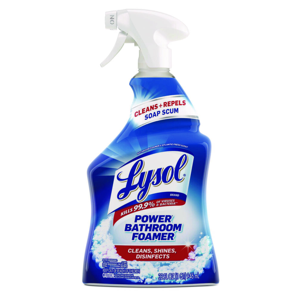 Disinfectant Power Bathroom Foamer, Liquid, Atlantic Fresh, 32 oz Spray Bottle, 12/Carton - Image 6