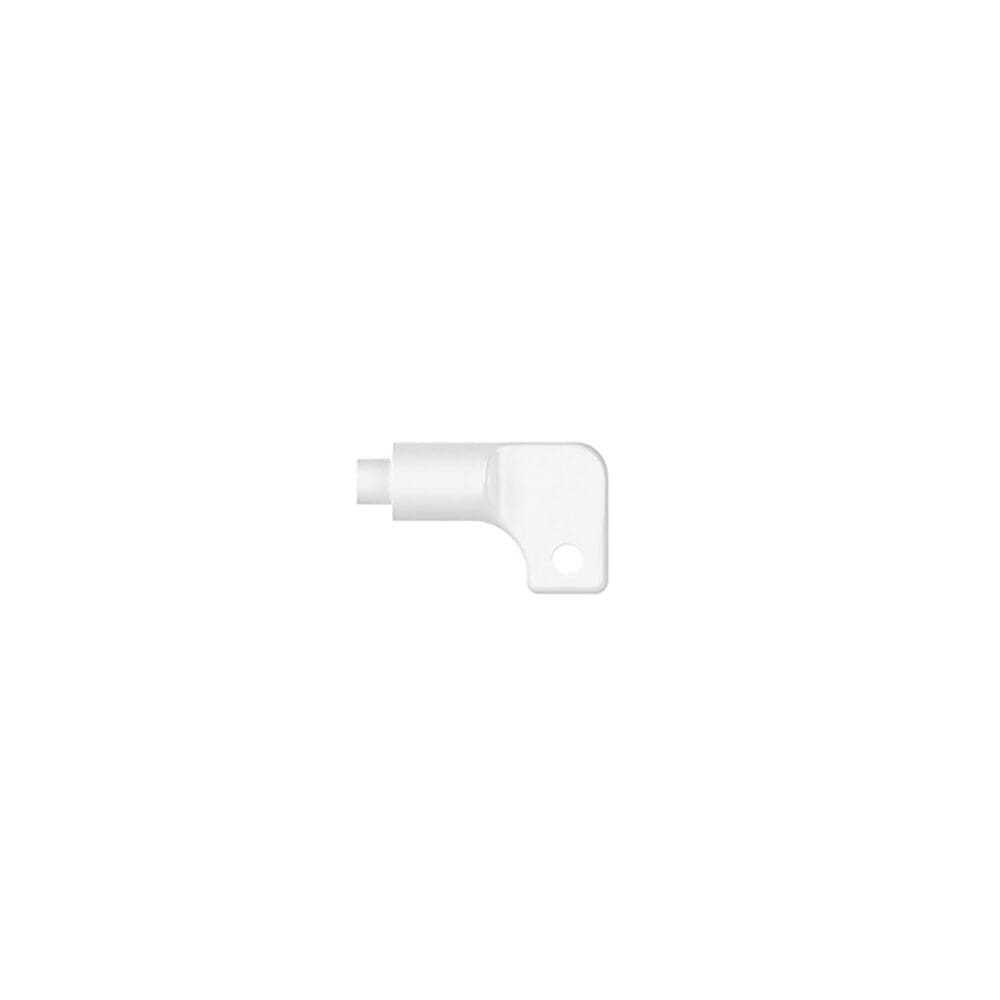 Pure by Gloss and Guild+Pepper ABS Mini Bracket - Tape Mount, 1.25 x 0.84 x 3.65. White, 48/Carton - Image 2