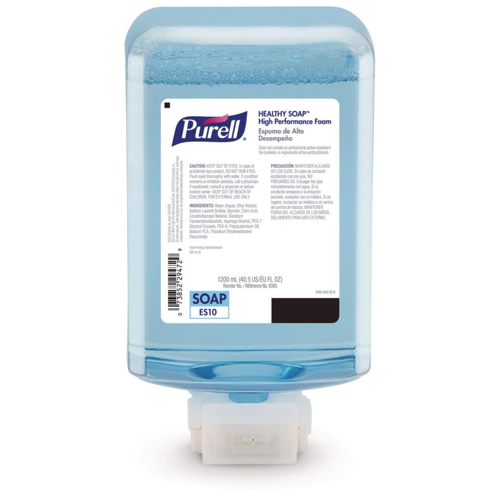 HEALTHY SOAP with CLEAN RELEASE Technology Fragrance Free Foam, For ES10 Dispensers, 1,200 mL Refill, 2/Carton - Image 7