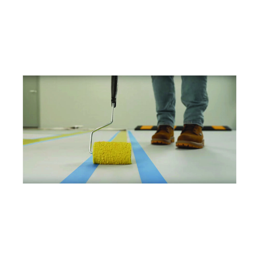 Commercial The MULE (Modified Urethane Latex Epoxy), Interior/Exterior, Gloss Safety Yellow, 1 gal Bucket/Pail, 2/Carton - Image 3