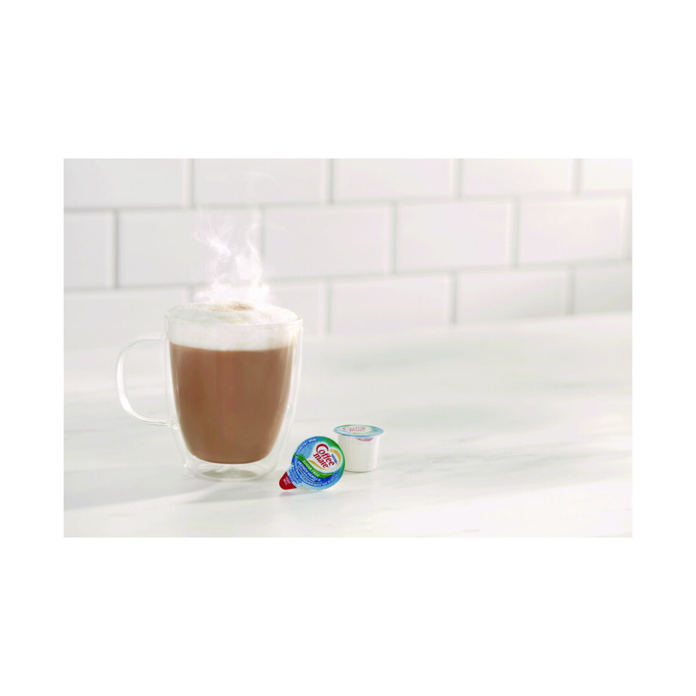 Liquid Coffee Creamer, Zero Sugar French Vanilla, 0.38 oz Mini Cups, 50/Box, 4 Boxes/Carton, 200 Total/Carton - Image 3
