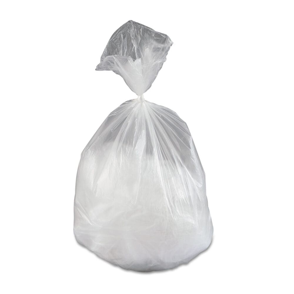 High-Density Commercial Can Liners, 16 gal, 5 mic, 24" x 33", Natural, 50 Bags/Roll, 20 Perforated Rolls/Carton - Image 4