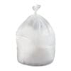 High-Density Commercial Can Liners Value Pack, 60 gal, 19 mic, 38" x 58", Clear, 25 Bags/Roll, 6 Interleaved Rolls/Carton - Image 4