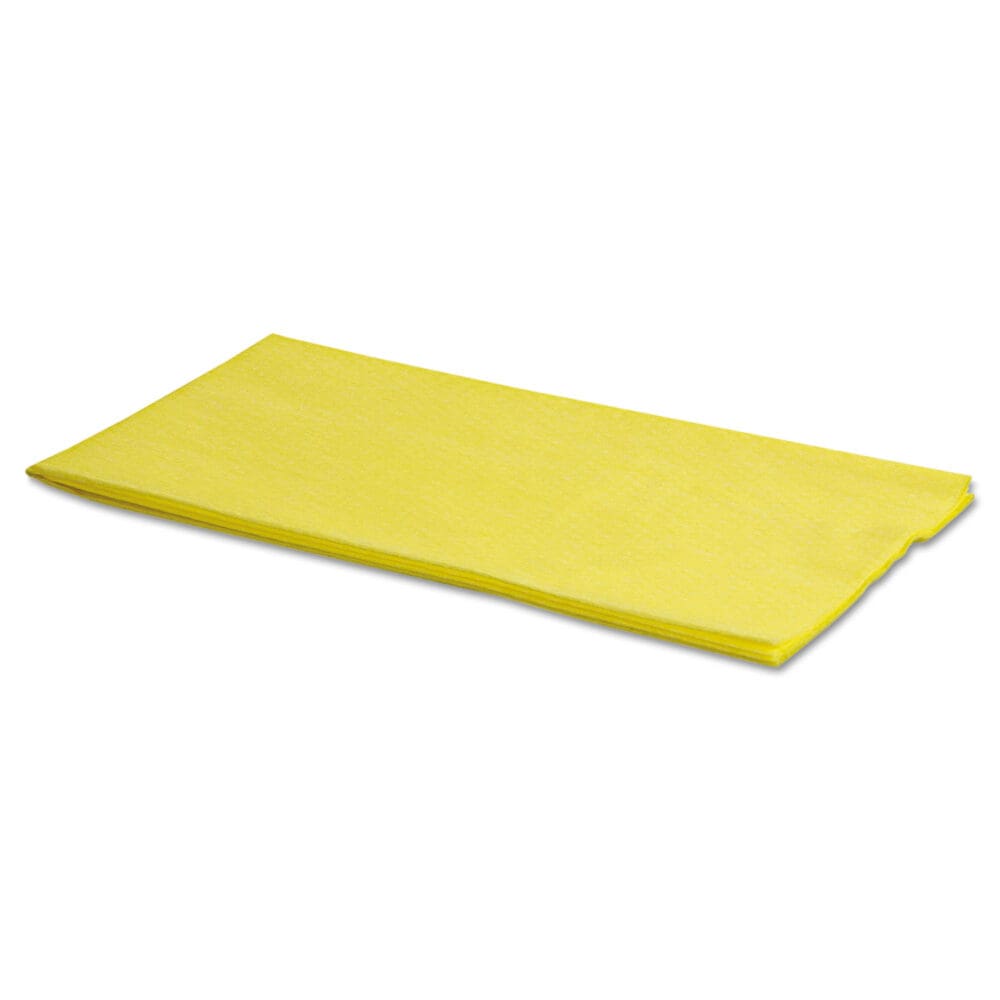 Masslinn Dust Cloths, 1-Ply, 24 x 40, Unscented, Yellow, 25/Bag, 10 Bags/Carton - Image 3