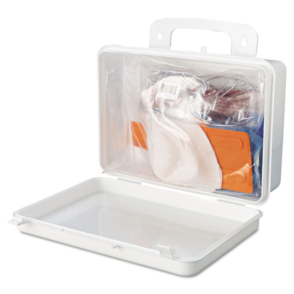 Bloodborne Pathogen Cleanup Kit, 10 x 7 x 2.5, OSHA Compliant, Plastic Case - Image 3