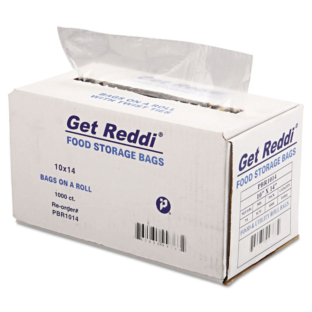 Food Bags, 0.75 mil, 10" x 14", Clear, 1,000/Carton - Image 3