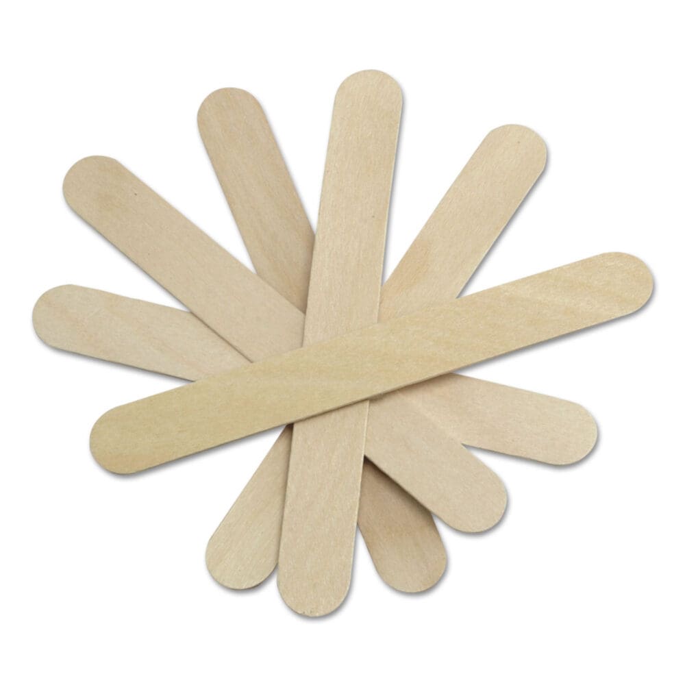 Sterile Tongue Depressors, Wood, 6" Long, 100/Box - Image 4