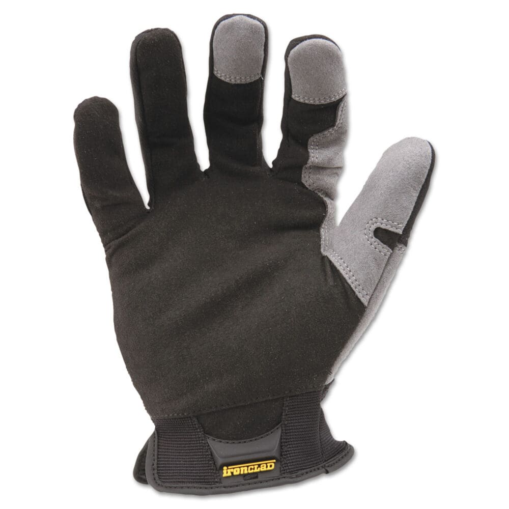 Workforce Glove, Medium, Gray/Black, Pair - Image 2