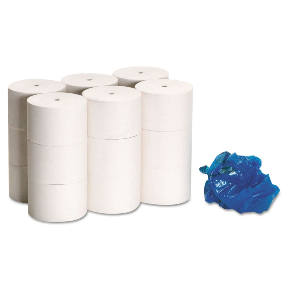 Coreless Bath Tissue, Septic Safe, 2-Ply, White, 1,500 Sheets/Roll, 18 Rolls/Carton - Image 2