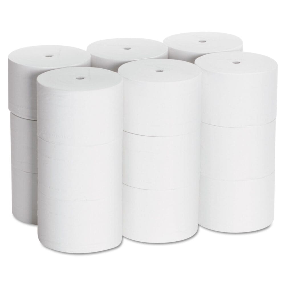Coreless Bath Tissue, Septic Safe, 2-Ply, White, 1,125 Sheets/Roll, 18 Rolls/Carton - Image 4
