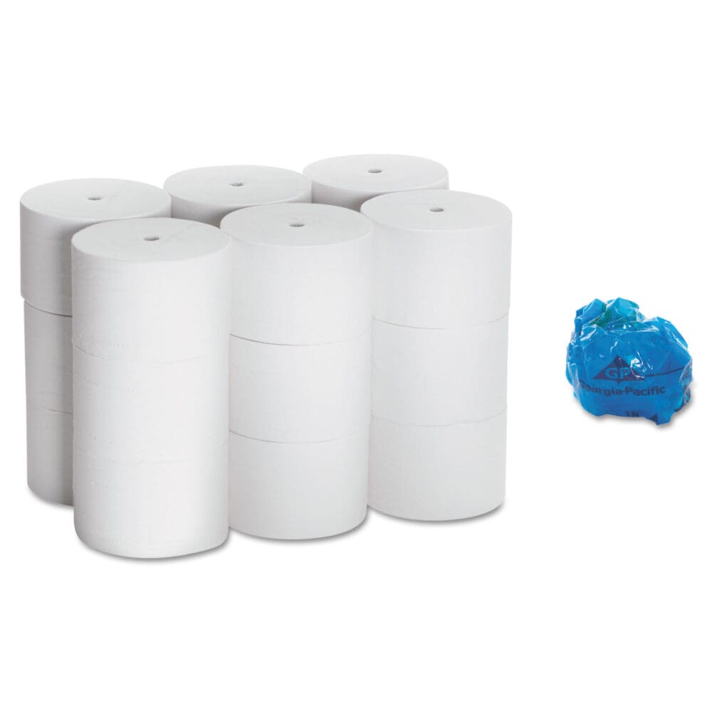 Coreless Bath Tissue, Septic Safe, 2-Ply, White, 1,125 Sheets/Roll, 18 Rolls/Carton - Image 3