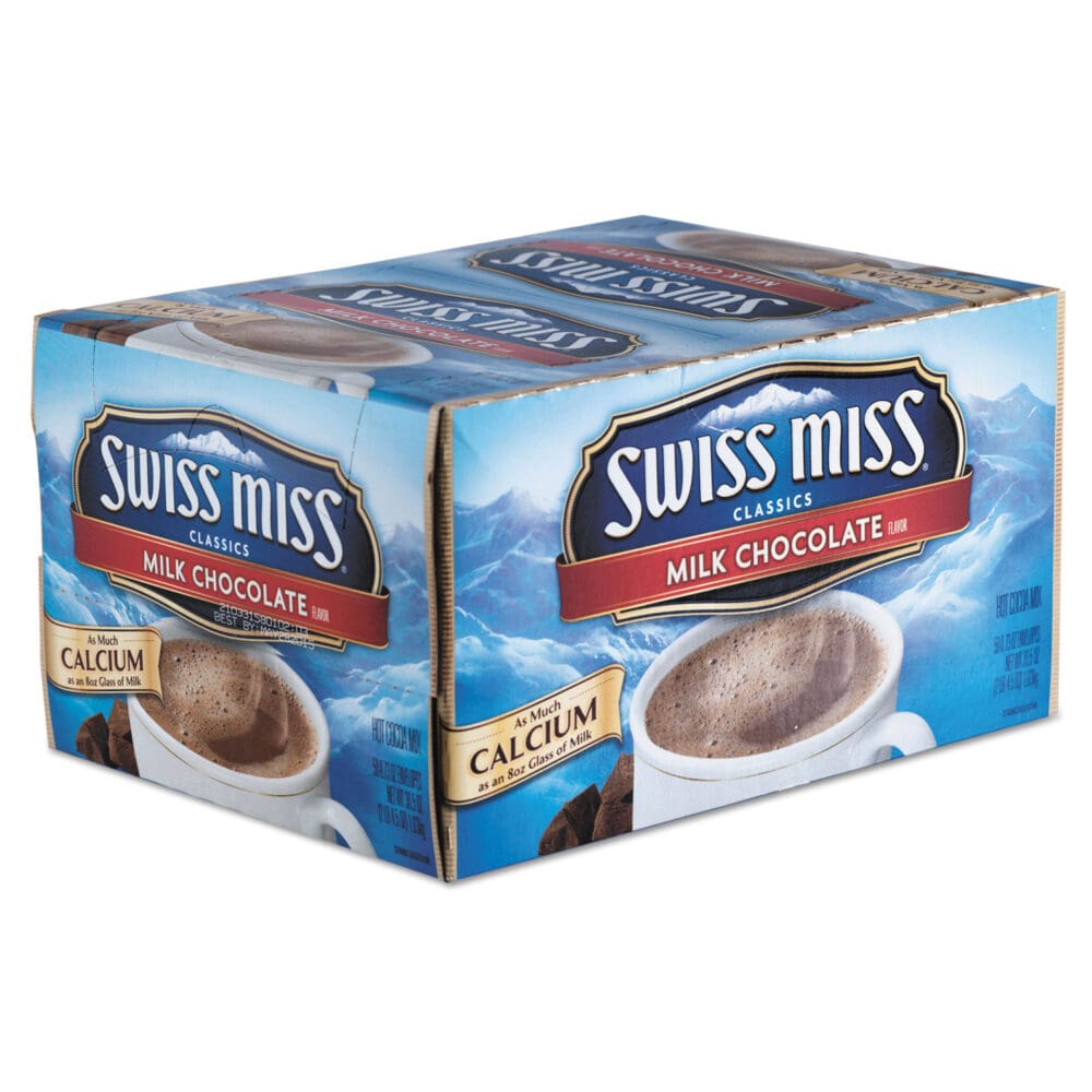 Hot Cocoa Mix, Regular, 0.73 oz. Packets,  50 Packets/Box - Image 2