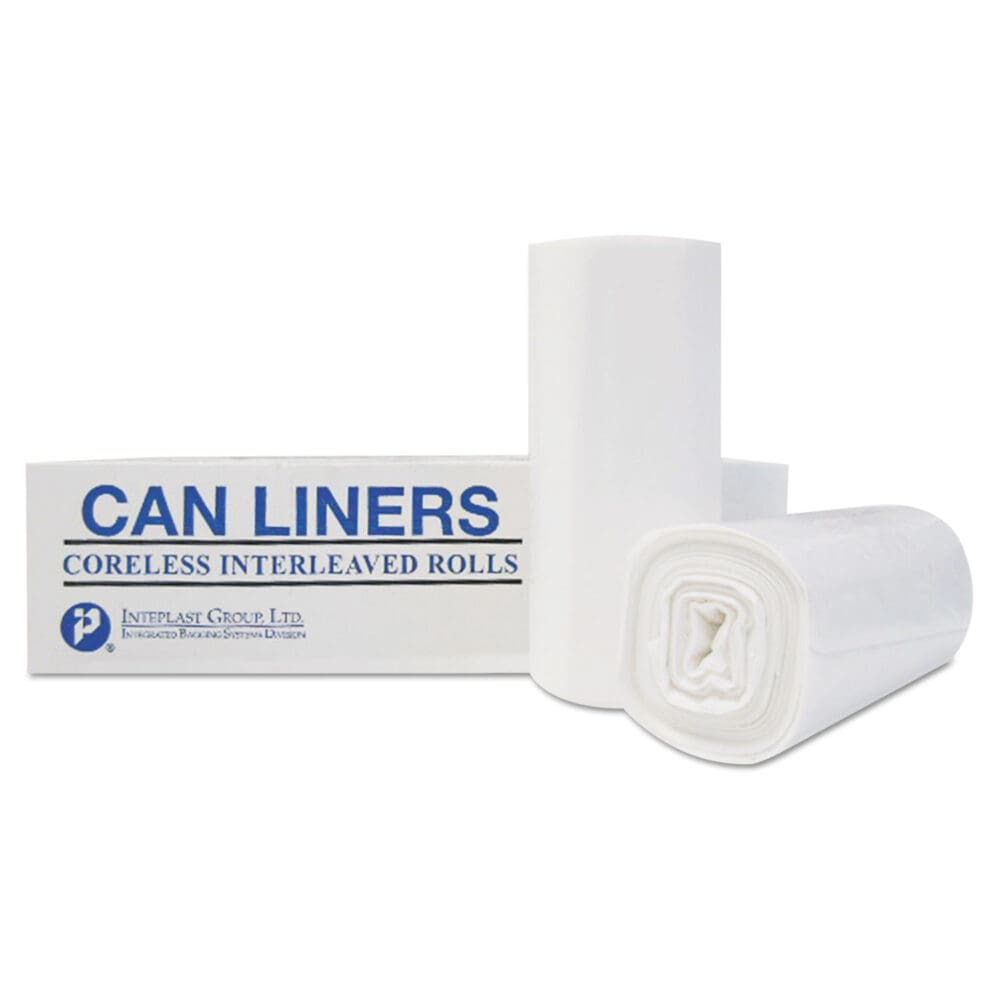 High-Density Commercial Can Liners, 33 gal, 11 mic, 33" x 40", Black, 25 Bags/Roll, 20 Interleaved Rolls/Carton - Image 3
