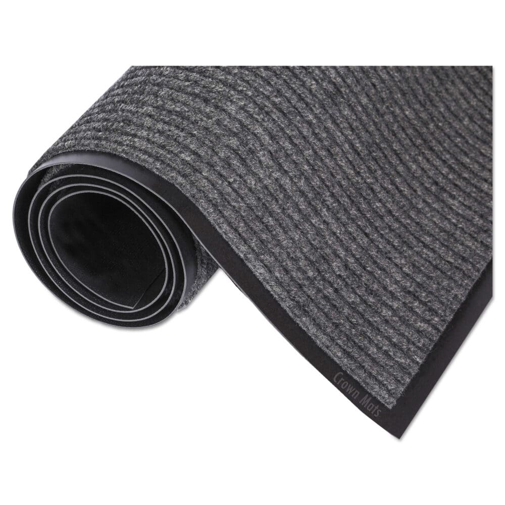 Needle Rib Wipe and Scrape Mat, Polypropylene, 36 x 60, Gray - Image 2