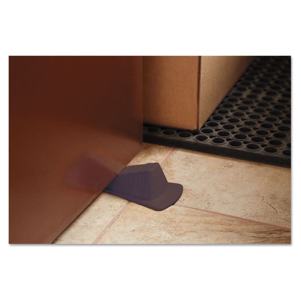 Giant Foot Doorstop, No-Slip Rubber Wedge, 3.5w x 6.75d x 2h, Brown, 2/Pack - Image 7