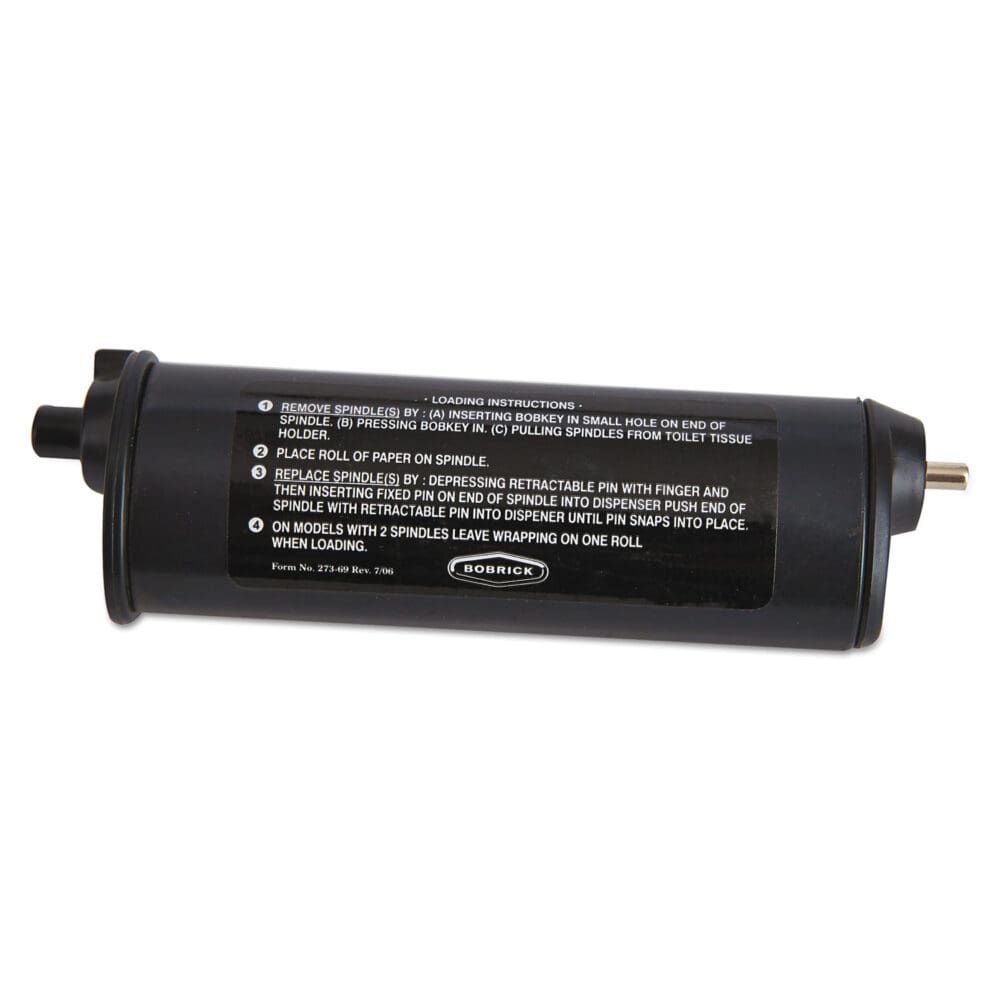 Theft Resistant Spindle for ClassicSeries Toilet Tissue Dispensers, Black - Image 2