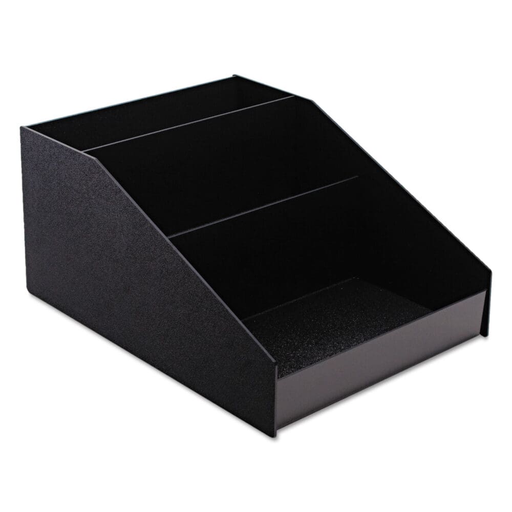 Horizontal Condiment Organizer, 9 Compartments, 12 x 16 x 7.5, Black - Image 4