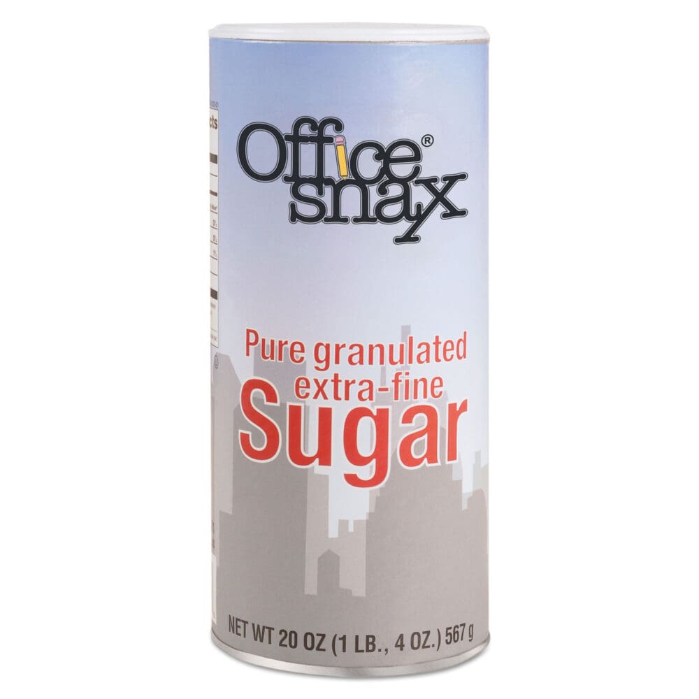 Reclosable Canister of Sugar, 20 oz, 3/Pack - Image 2